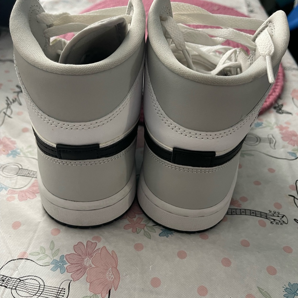 Jordan Athletic Gray and White Sneakers - Picture 6 of 8